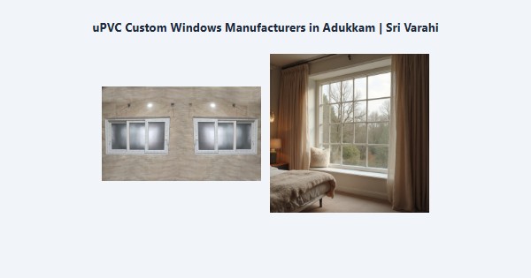 Cheap uPVC Custom Windows Manufacturers in Adukkam, Kodaikanal | Sri Varahi