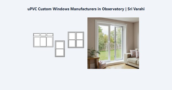 Cheap uPVC Custom Windows Manufacturers in Observatory, Kodaikanal | Sri Varahi