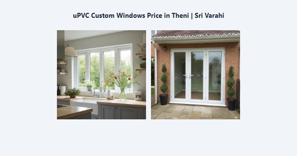 Cheap uPVC Custom Windows Price in Theni | Sri Varahi
