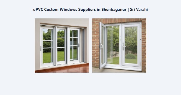 Cheap uPVC Custom Windows Suppliers in Shenbaganur, Kodaikanal | Sri Varahi