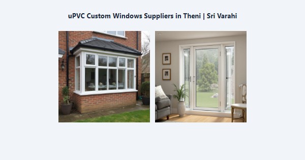 Cheap uPVC Custom Windows Suppliers in Theni | Sri Varahi