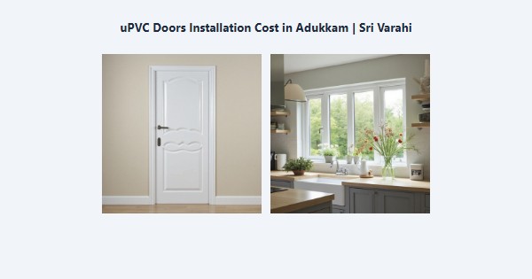 Cheap uPVC Doors Installation Cost in Adukkam, Kodaikanal | Sri Varahi