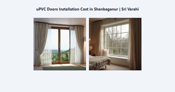 Cheap uPVC Doors Installation Cost in Shenbaganur, Kodaikanal | Sri Varahi