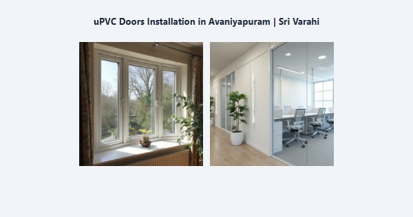 Cheap uPVC Doors Installation in Avaniyapuram, Madurai | Sri Varahi
