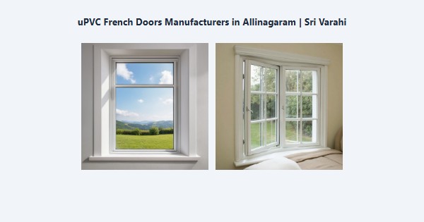 Cheap uPVC French Doors Manufacturers in Allinagaram, Theni | Sri Varahi