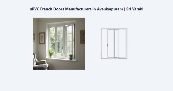 Cheap uPVC French Doors Manufacturers in Avaniyapuram, Madurai | Sri Varahi