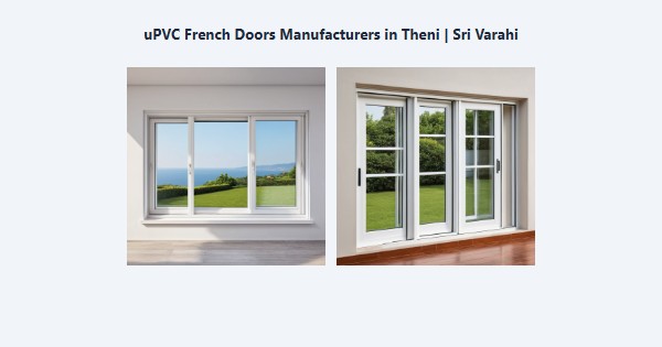 Cheap uPVC French Doors Manufacturers in Theni | Sri Varahi