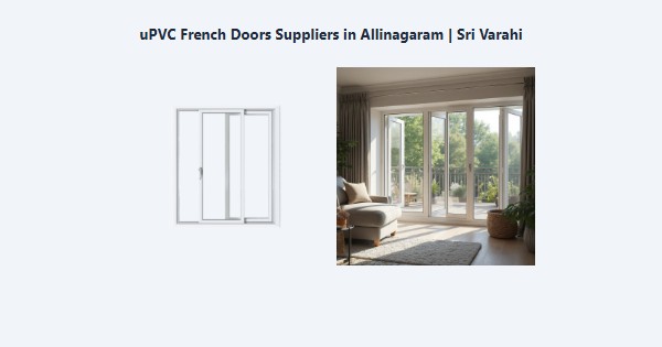Cheap uPVC French Doors Suppliers in Allinagaram, Theni | Sri Varahi