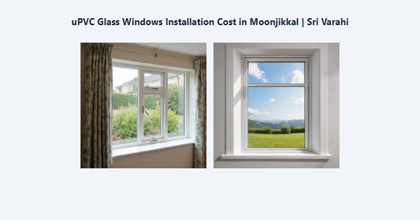 Cheap uPVC Glass Windows Installation Cost in Moonjikkal, Kodaikanal | Sri Varahi