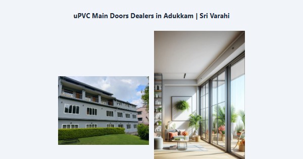 Cheap uPVC Main Doors Dealers in Adukkam, Kodaikanal | Sri Varahi