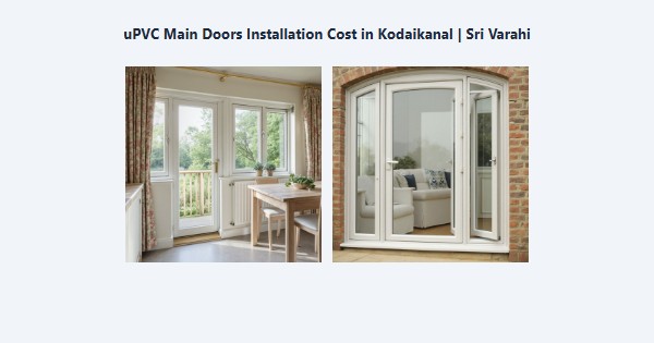 Cheap uPVC Main Doors Installation Cost in Kodaikanal | Sri Varahi