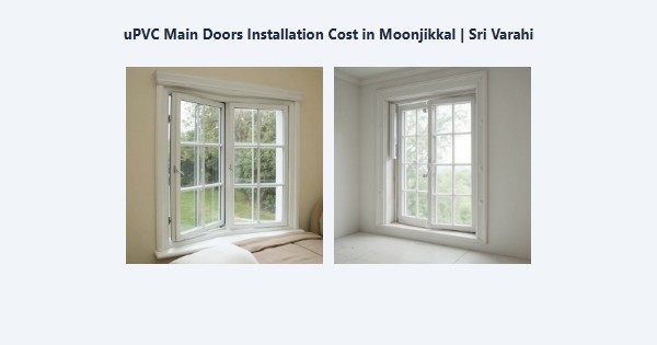 Cheap uPVC Main Doors Installation Cost in Moonjikkal, Kodaikanal | Sri Varahi