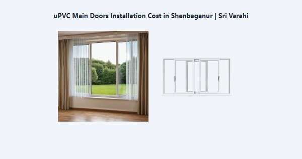 Cheap uPVC Main Doors Installation Cost in Shenbaganur, Kodaikanal | Sri Varahi
