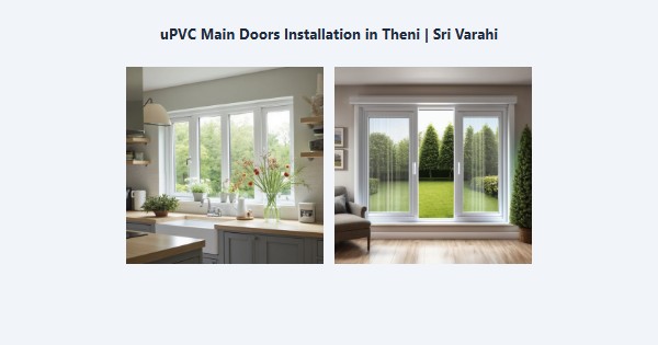 Cheap uPVC Main Doors Installation in Theni | Sri Varahi