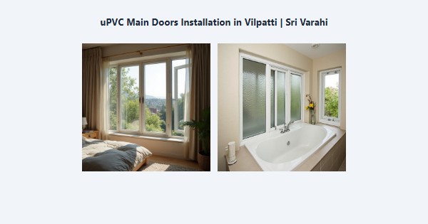 Cheap uPVC Main Doors Installation in Vilpatti, Kodaikanal | Sri Varahi