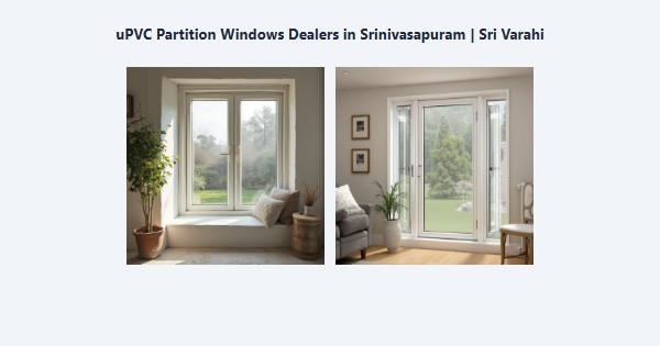 Cheap uPVC Partition Windows Dealers in Srinivasapuram, Kodaikanal | Sri Varahi