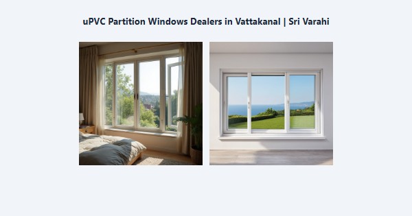 Cheap uPVC Partition Windows Dealers in Vattakanal, Kodaikanal | Sri Varahi