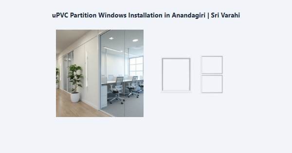 Cheap uPVC Partition Windows Installation in Anandagiri, Kodaikanal | Sri Varahi