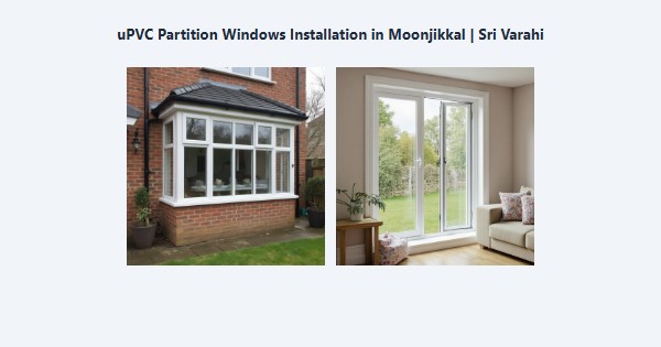 Cheap uPVC Partition Windows Installation in Moonjikkal, Kodaikanal | Sri Varahi