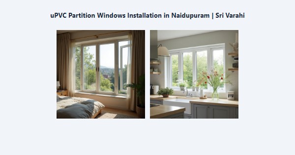 Cheap uPVC Partition Windows Installation in Naidupuram, Kodaikanal | Sri Varahi