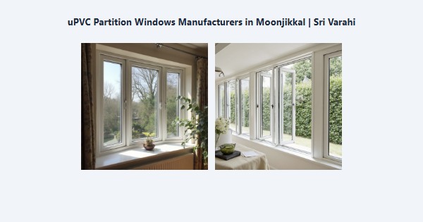 Cheap uPVC Partition Windows Manufacturers in Moonjikkal, Kodaikanal | Sri Varahi