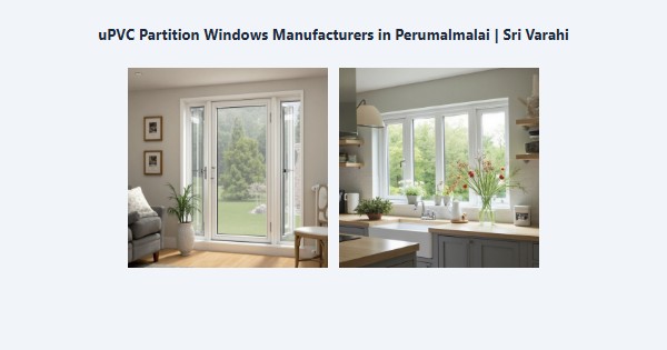 Cheap uPVC Partition Windows Manufacturers in Perumalmalai, Kodaikanal | Sri Varahi