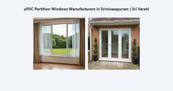 Cheap uPVC Partition Windows Manufacturers in Srinivasapuram, Kodaikanal | Sri Varahi
