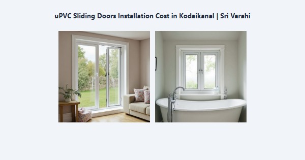 Cheap uPVC Sliding Doors Installation Cost in Kodaikanal | Sri Varahi