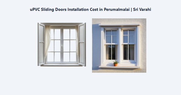 Cheap uPVC Sliding Doors Installation Cost in Perumalmalai, Kodaikanal | Sri Varahi