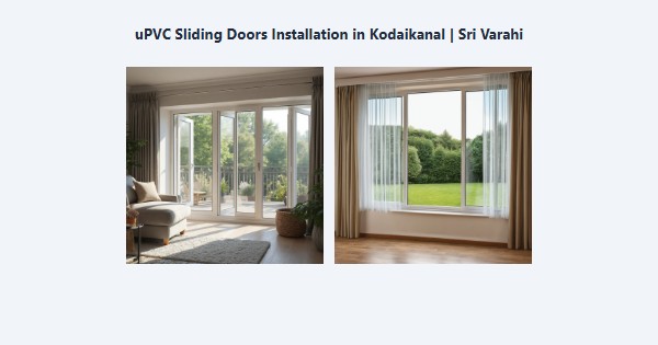 Cheap uPVC Sliding Doors Installation in Kodaikanal | Sri Varahi