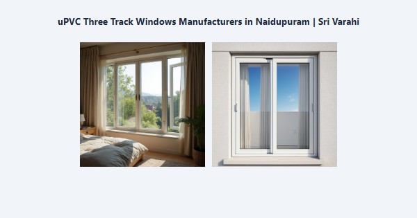 Cheap uPVC Three Track Windows Manufacturers in Naidupuram, Kodaikanal | Sri Varahi