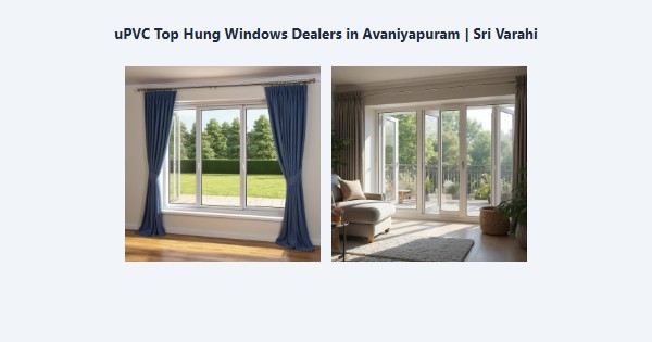 Cheap uPVC Top Hung Windows Dealers in Avaniyapuram, Madurai | Sri Varahi