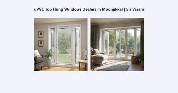 Cheap uPVC Top Hung Windows Dealers in Moonjikkal, Kodaikanal | Sri Varahi