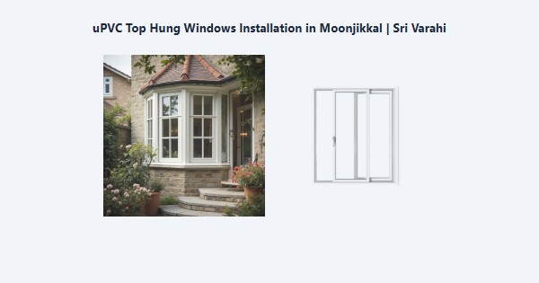 Cheap uPVC Top Hung Windows Installation in Moonjikkal, Kodaikanal | Sri Varahi