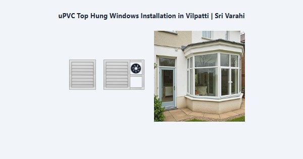Cheap uPVC Top Hung Windows Installation in Vilpatti, Kodaikanal | Sri Varahi