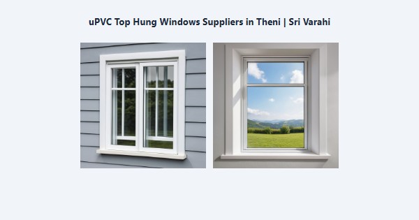 Cheap uPVC Top Hung Windows Suppliers in Theni | Sri Varahi