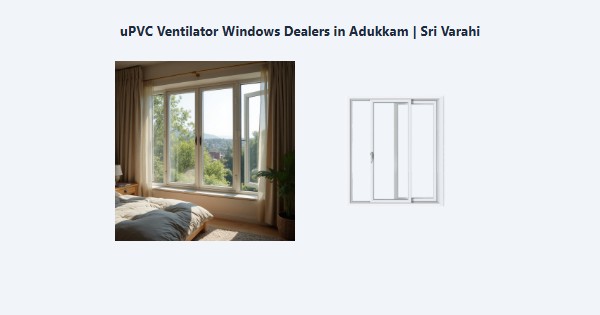 Cheap uPVC Ventilator Windows Dealers in Adukkam, Kodaikanal | Sri Varahi