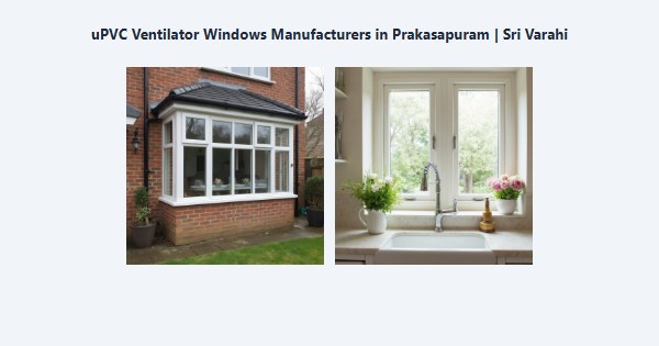 Cheap uPVC Ventilator Windows Manufacturers in Prakasapuram, Kodaikanal | Sri Varahi
