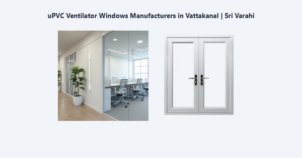 Cheap uPVC Ventilator Windows Manufacturers in Vattakanal, Kodaikanal | Sri Varahi