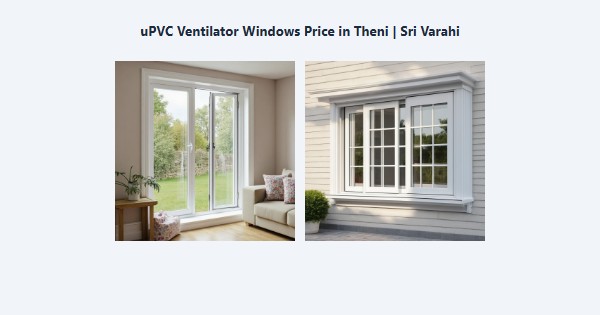 Cheap uPVC Ventilator Windows Price in Theni | Sri Varahi