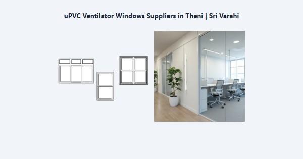Cheap uPVC Ventilator Windows Suppliers in Theni | Sri Varahi