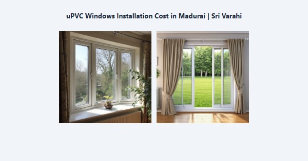 Cheap uPVC Windows Installation Cost in Madurai | Sri Varahi