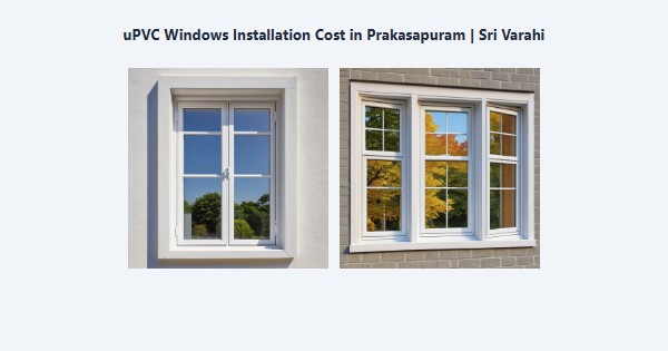 Cheap uPVC Windows Installation Cost in Prakasapuram, Kodaikanal | Sri Varahi
