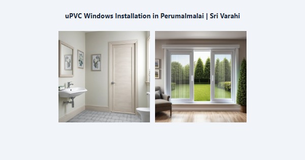 Cheap uPVC Windows Installation in Perumalmalai, Kodaikanal | Sri Varahi