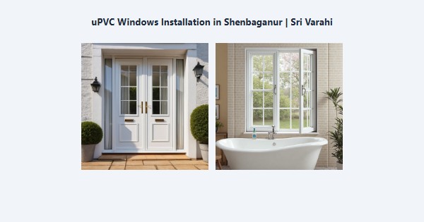 Cheap uPVC Windows Installation in Shenbaganur, Kodaikanal | Sri Varahi