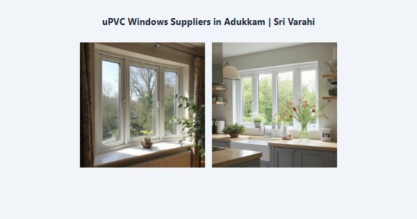 Cheap uPVC Windows Suppliers in Adukkam, Kodaikanal | Sri Varahi