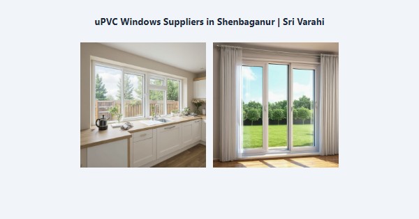 Cheap uPVC Windows Suppliers in Shenbaganur, Kodaikanal | Sri Varahi