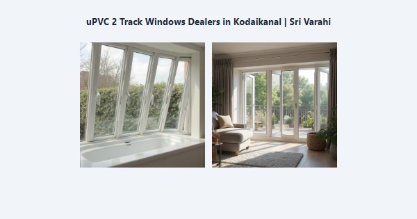 Top uPVC 2 Track Windows Dealers in Kodaikanal | Sri Varahi