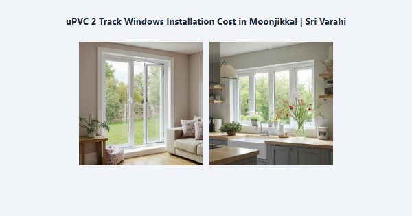 Top uPVC 2 Track Windows Installation Cost in Moonjikkal, Kodaikanal | Sri Varahi
