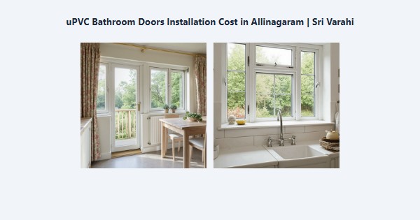 Top uPVC Bathroom Doors Installation Cost in Allinagaram, Theni | Sri Varahi